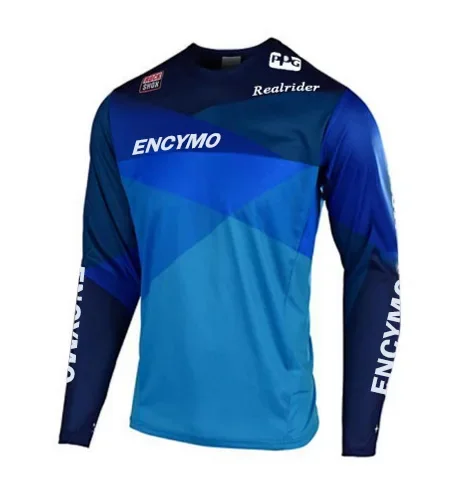 2022 ENCYMO Motorcycles Downhill Jersey MTB Enduro Offroad larga Mountain Bike  Motocross Jersey  DH MTB T-Shirt