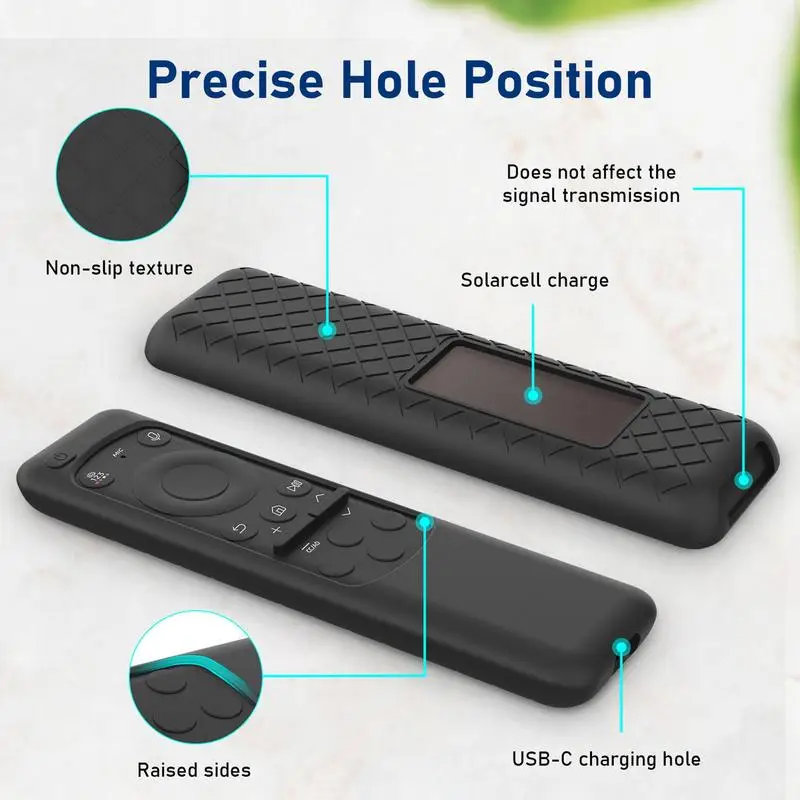 Silicone Remote Cover Protective Remote Control Cover with Shockproof Protection ForSamsung Solar Cover BN59-01432A