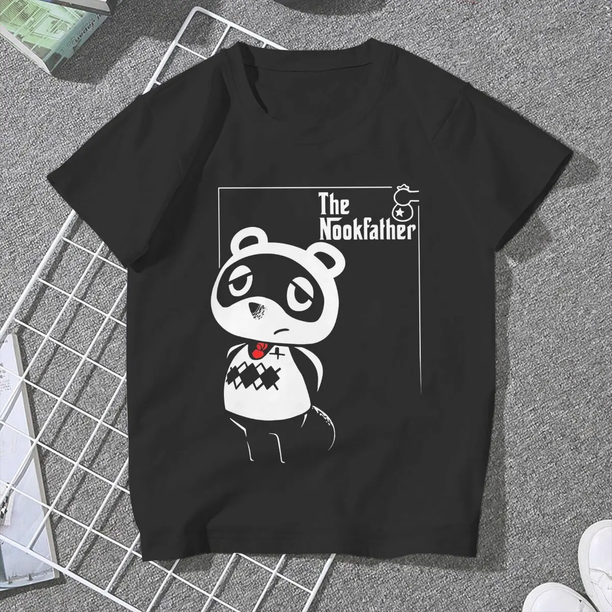 THE NOOKFATHER Feminine Clothes Animal Crossing New Horizons T-shirt Goth Vintage Female Clothing