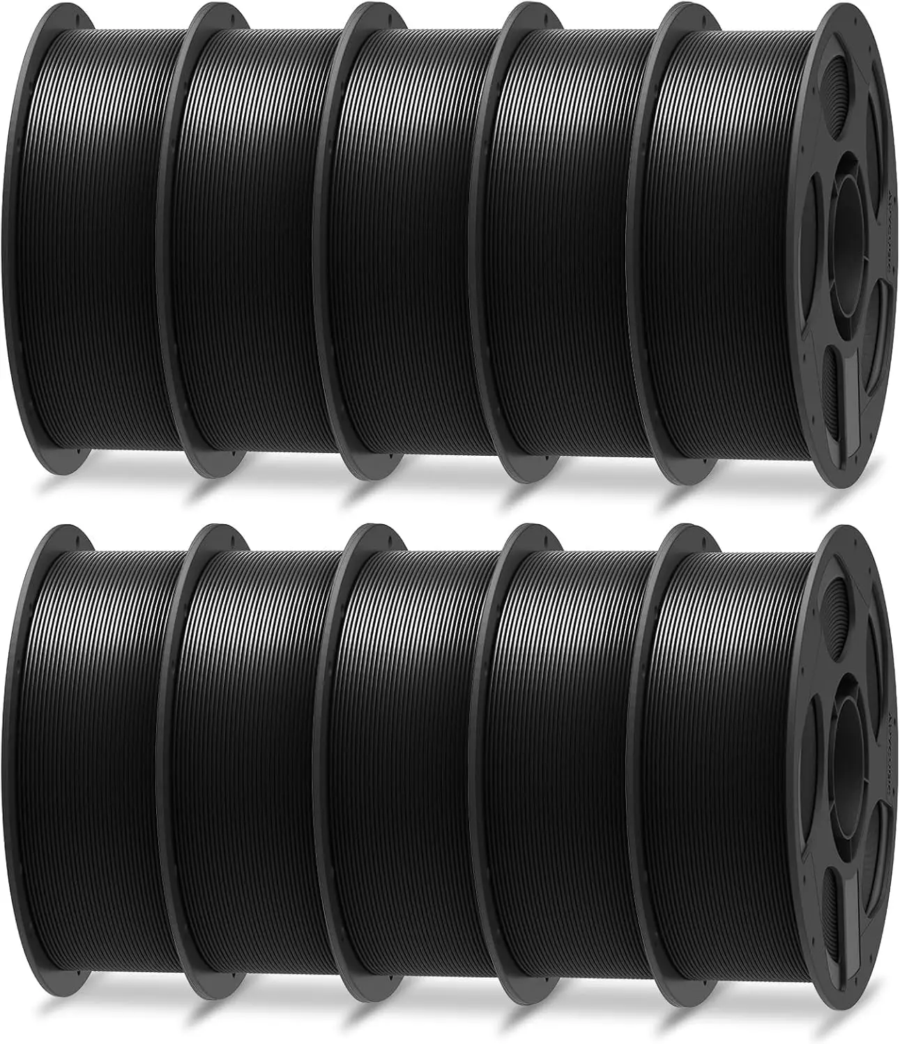 ^For 3D Printer PLA Filament Black,30-300mm/s Neatly Wound 3D Printing Filament 1kg (2.2lbs),Pla for Bambu Lab 3D Printer,AMS,AM