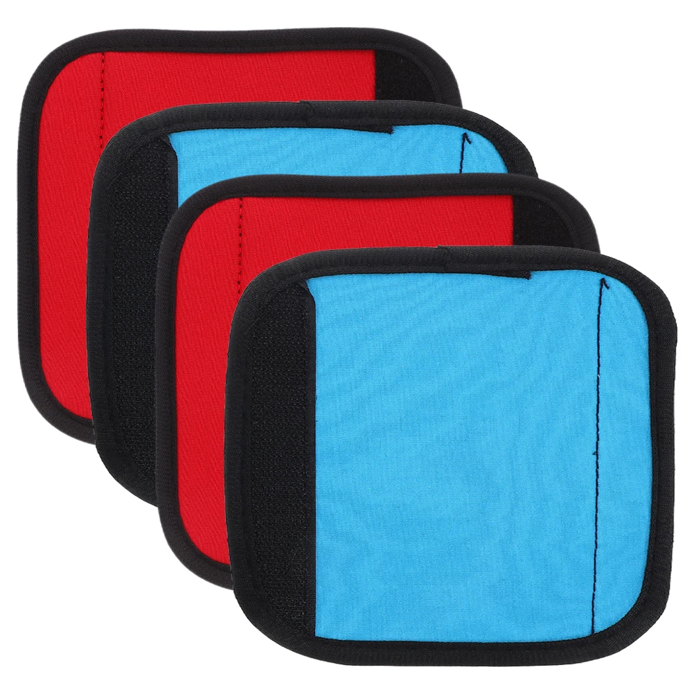 

4pcs Single Bar Jacket Barbell Cushion Pad Bars Cover Pull Up Handle Weight Neck Protectors Gym Hand Grip Anti Slip Removable
