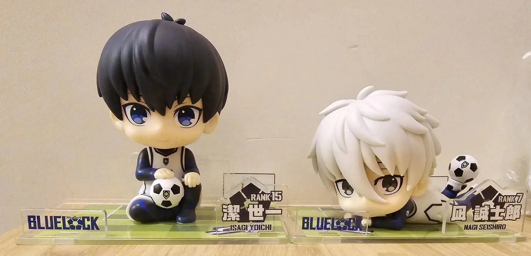 Auf Lager 10cm Blue Lock Anime Figur Q-Version Isagi Yoichi/Nagi Seishiro Actionfigur Sammlermodell Puppe Spielzeug Geburtstagsgeschenke – Detail 8