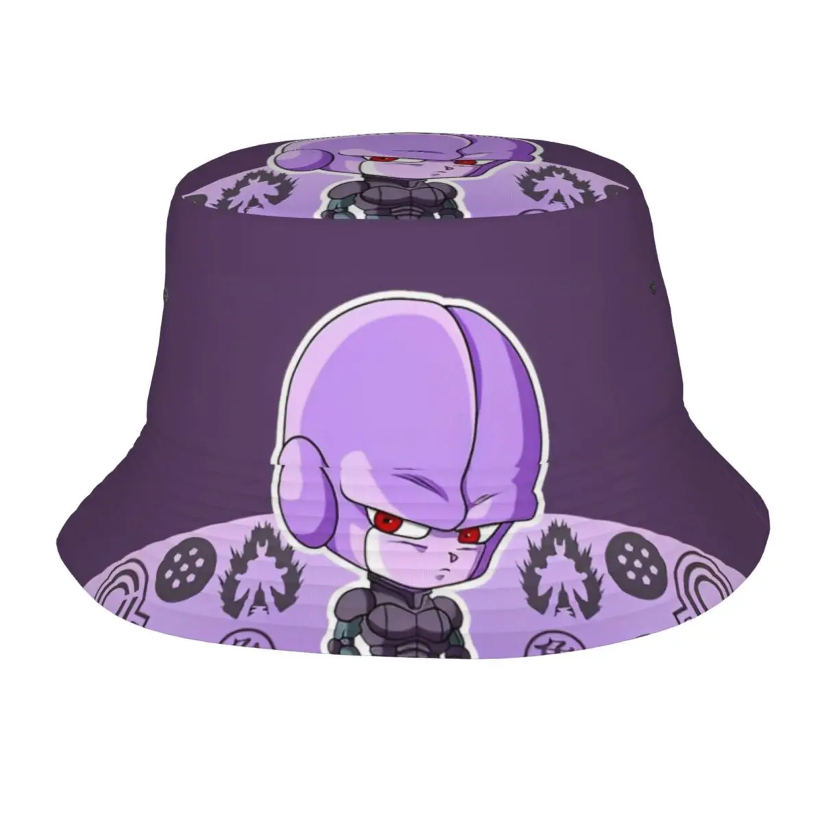 Dragon Ball Z Frieza Bucket Hat Summer Beach Vacation Getaway Headwear Accessories Fishing Cap for Outdoor Woman Panamka