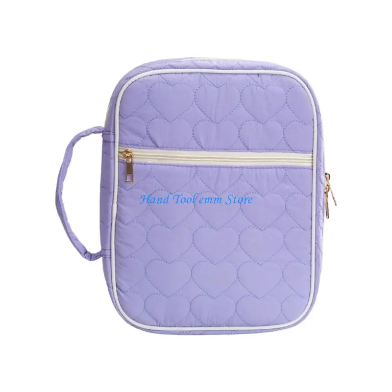 H37F Zippered Design Pen Holders Storage Bag Stationeries Case Pen Pencil Organizers