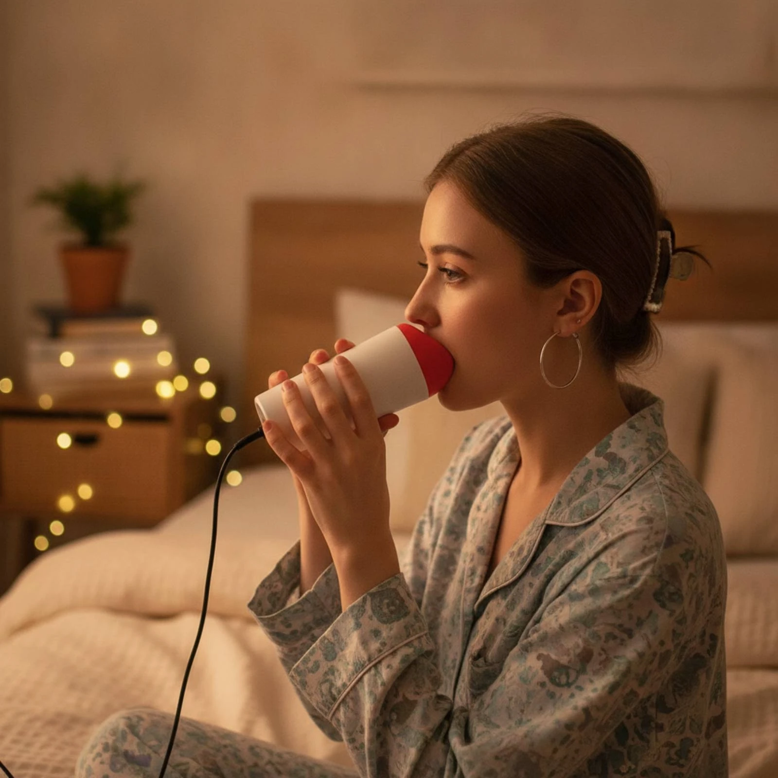 Vocal Practice Device with Sound-Absorbing Lining Handheld Voice Breath Control Vocal Practice Tube for Singers, Vocalists, Apar