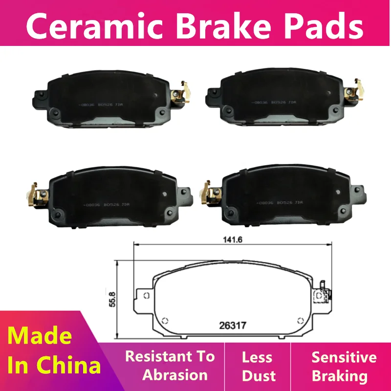 For Dongfeng Renault CAPTUR 1.3T front brake pad 410602770R (2019-2024) auto parts -08036