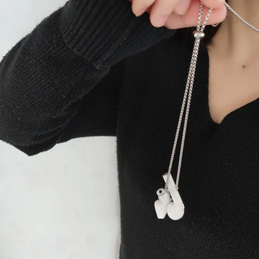 

Stainless Steel Anti-lost Earphone Chain Protection Chain Ear Hanging Bluetooth Earphone Holders Holder Clips Universal