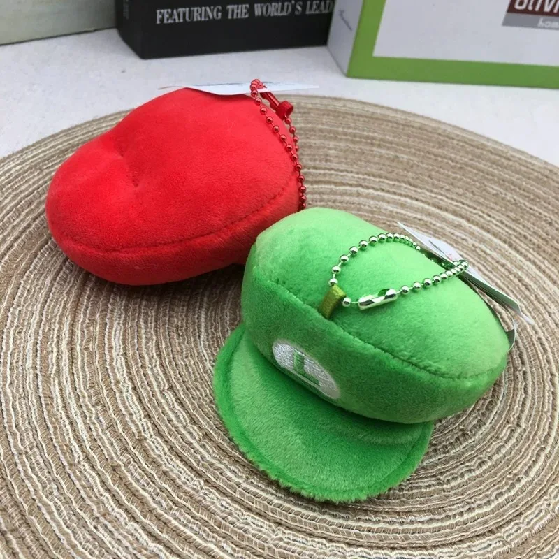 4inch=9cm Animation Red Green Keychain Super Bros Cap Keychain Game Peripheral Cute Turtle Doll Pendant Cosplay Accessories Gift view 6