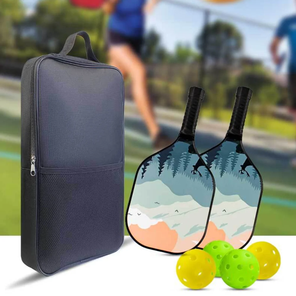 Adjustable Pickleball Rackets Backpack Portable Racquetball Sports Pickleball Paddle Bag Tennis Pickleball Bag Men Women