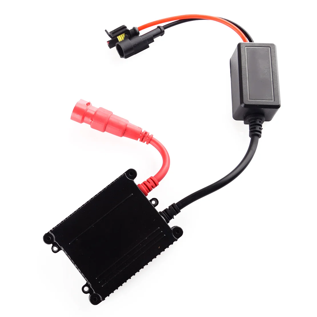 Car Ultra Slim Digital HID Xenon Ballast Conversion Kit Fit for Universal DC12V 55W Black