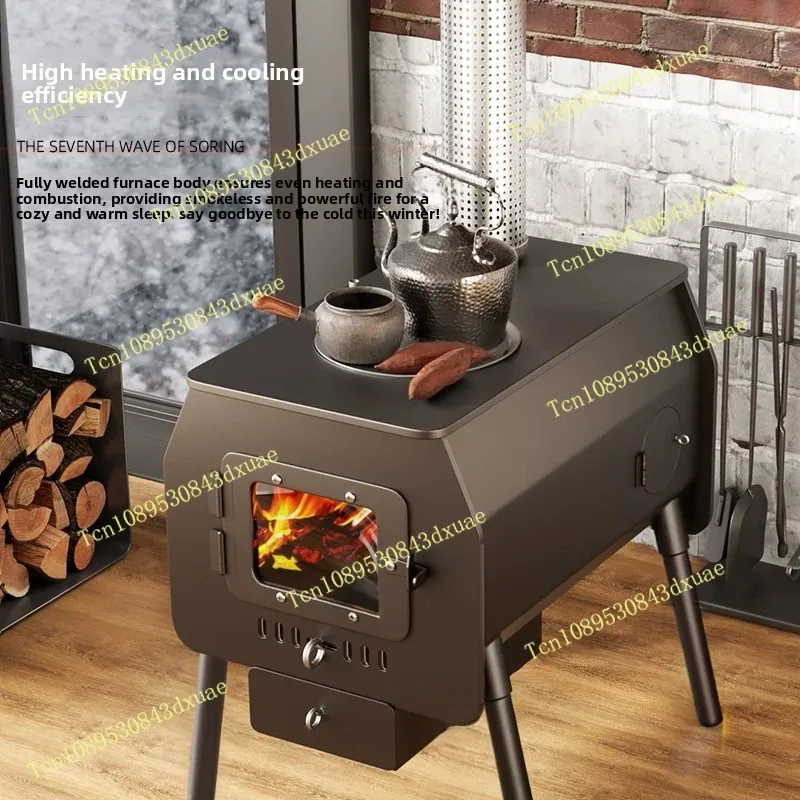 Heating Stove Winter Household Wood Stove Indoor Smokeless Heater Wood and Coal Dual-use Fire Stove