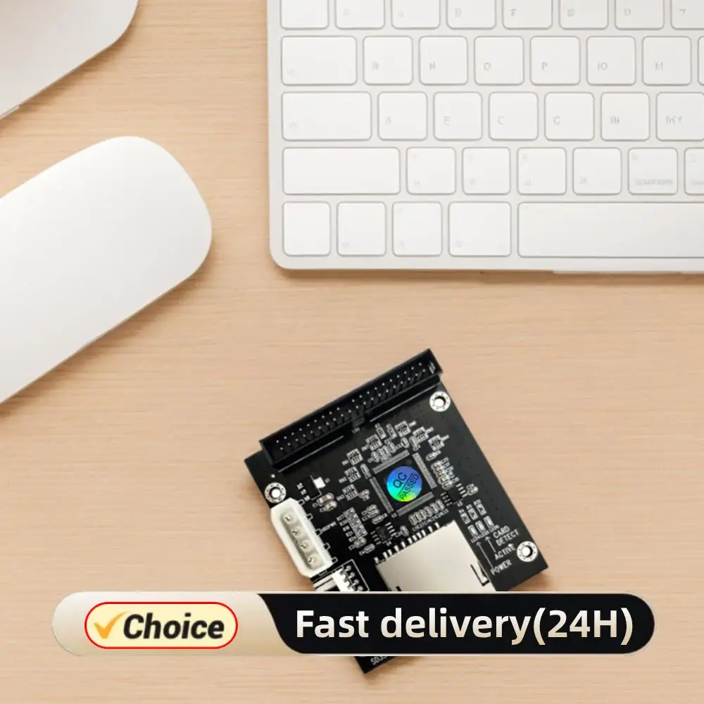 

SD Card To 3.5inch 40Pin IDE Hard Disk Drive Adapter 40Pin IDE Hard Drive Adapter Converter for DOS/Linux/Windows 98/XP/VISTA/NT