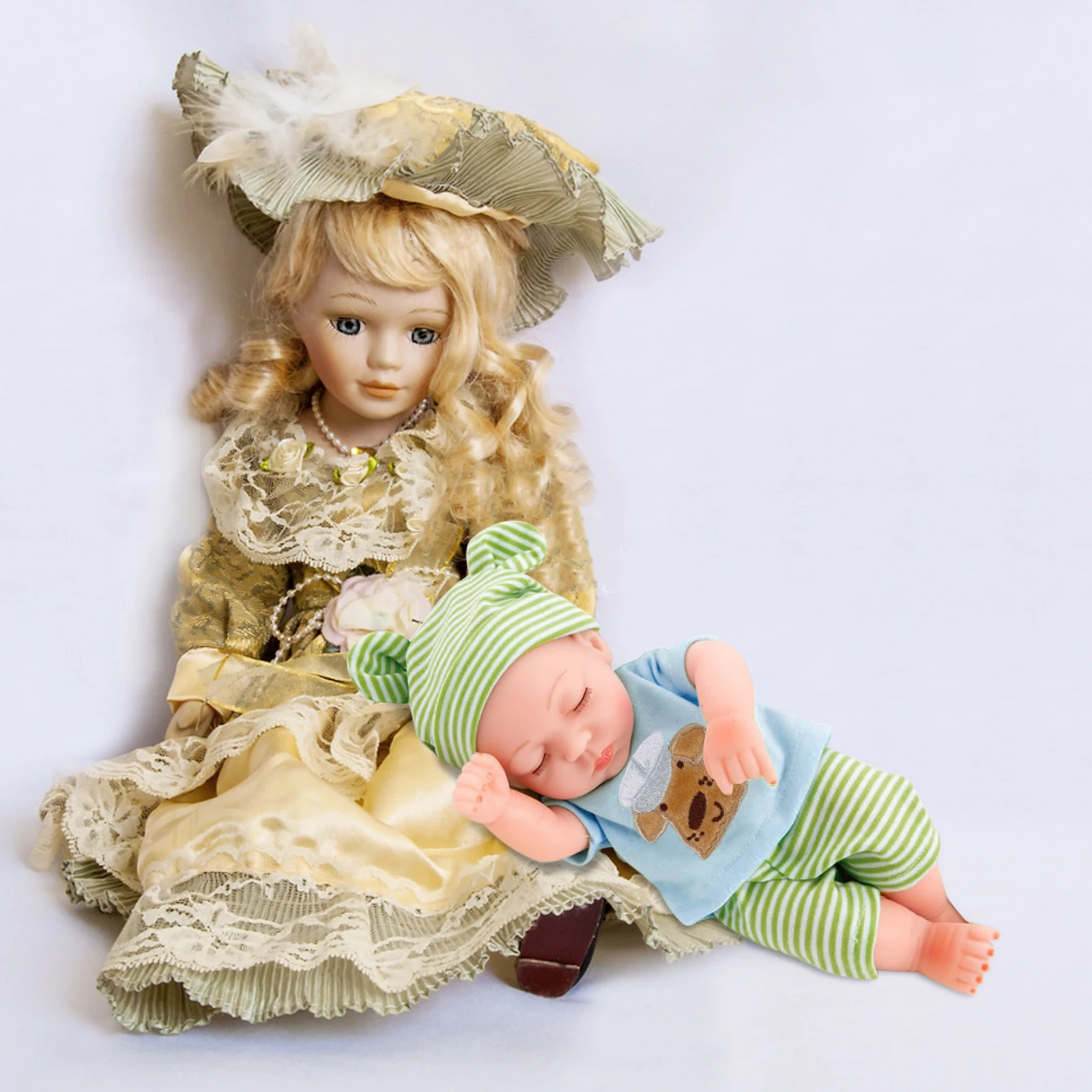 

10 Inch Clothes Adorable Outfits Baby Realistic Baby Accessories Set Cotton Material Toys Accessories