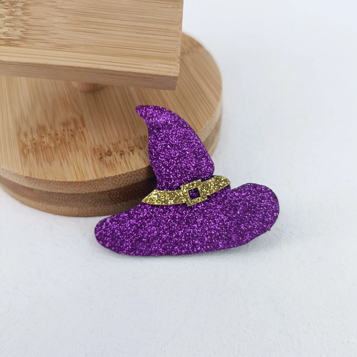 Neue Halloween Filz Stoff Bunte Glitter Cartoon Schädel Kopf Fledermaus Spinne Kürbis Haarnadeln Haar Clips Halloween Liefert Kopfbedeckungen – Detail 8