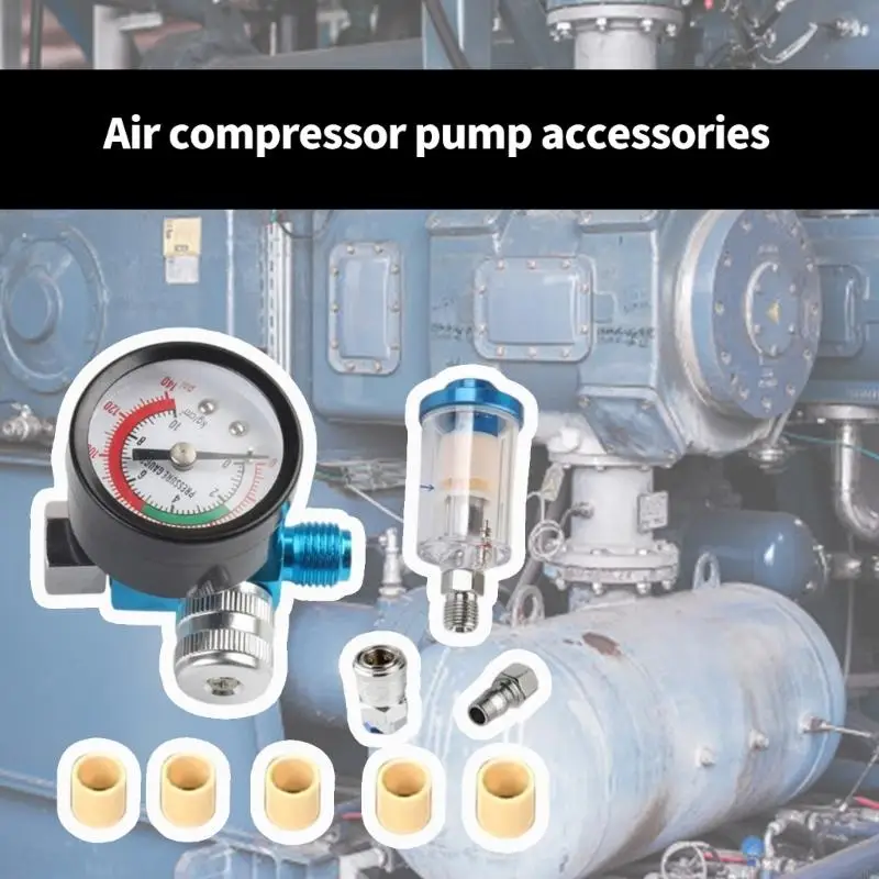 Sprays Guns Air Regulator Gauges In-line Oil Water Trap Filter Separators Adapter Pneumatic Tool For Airbrush Accessories D0LD