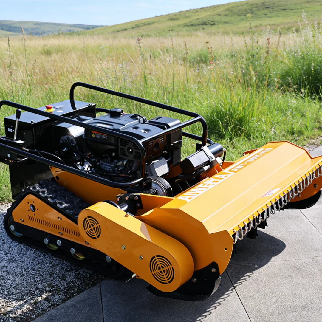 Customized All Terrain Intelligent Remote Control Lawn Mower with Engine Remote Control Agricultural Forestry Lawn Mower
