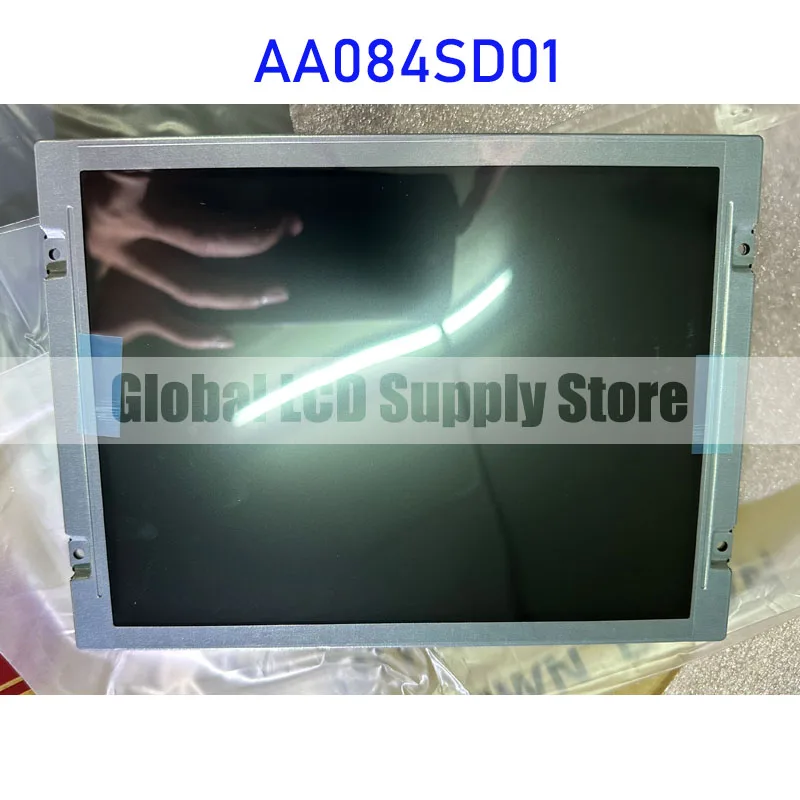 AA084SD01 8.4 بوصة 1024*768 TFT شاشة الكريستال السائل شاشة لوحة وحدة الأصلي لميتسوبيشي 20 دبابيس العلامة التجارية الجديدة 100% اختبارها