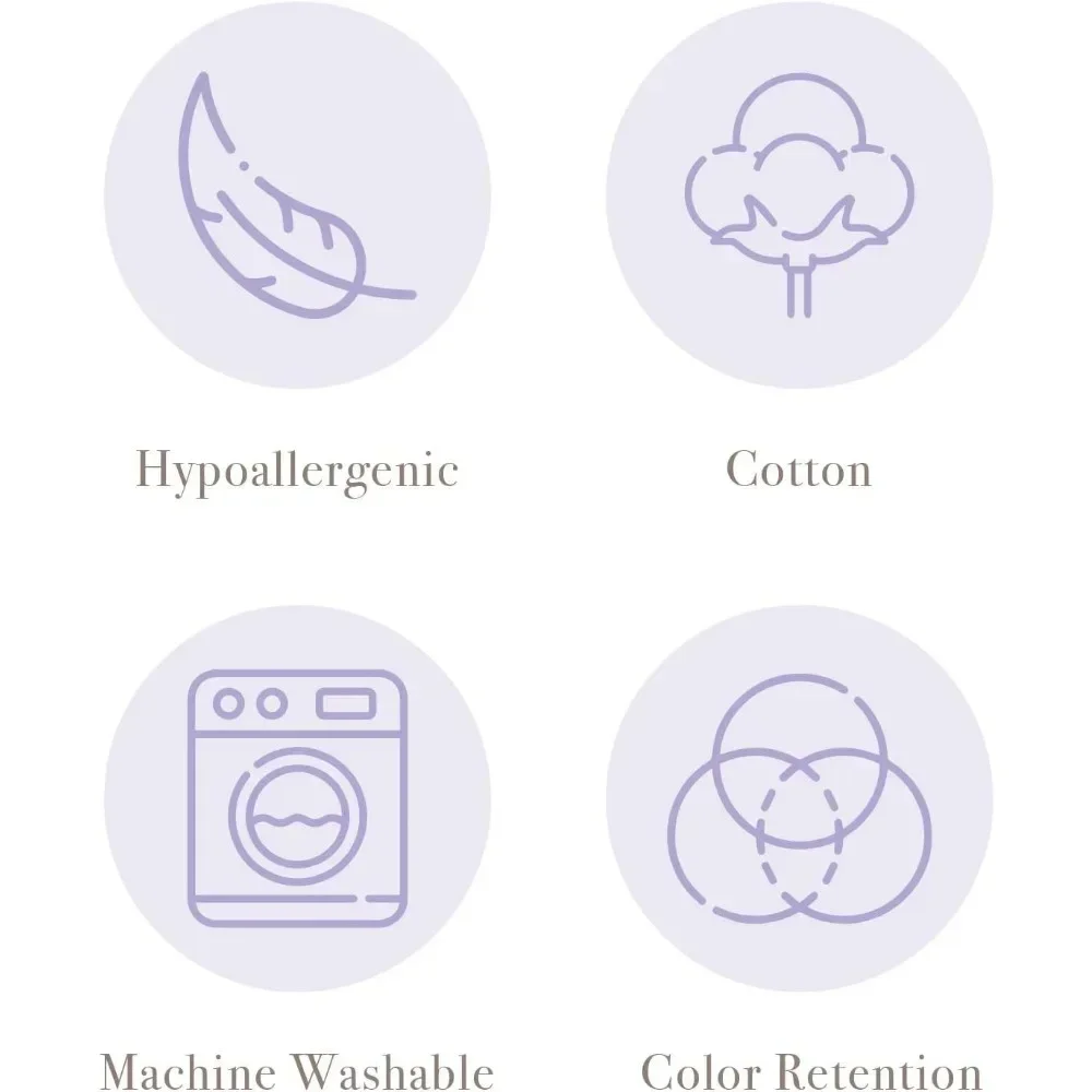 Smoky Cobblestone Contemporary Pillow Sham - Decoratieve patchwork kussensloop |   Standaardformaat