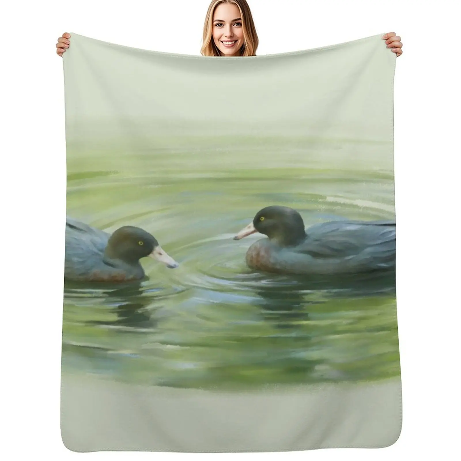 

Blue Ducks Throw Blanket Sleeping Bag Thin Bed Fashionable blankets ands Blankets