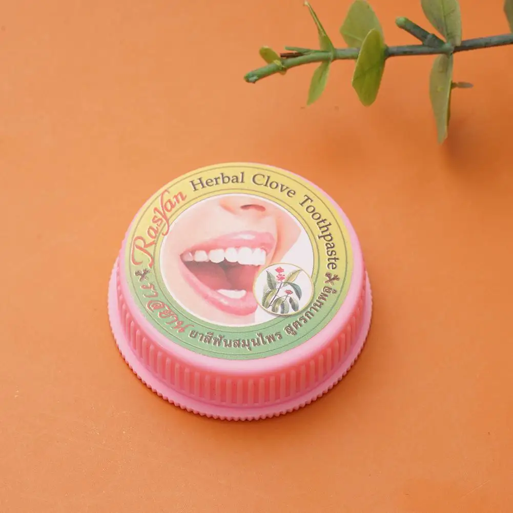 Natural Herbal Toothpaste Coconut Oil Clove Tooth Powder Fresh Breath Cleaning Removing Dental Plaque Reduce Yellow Stains