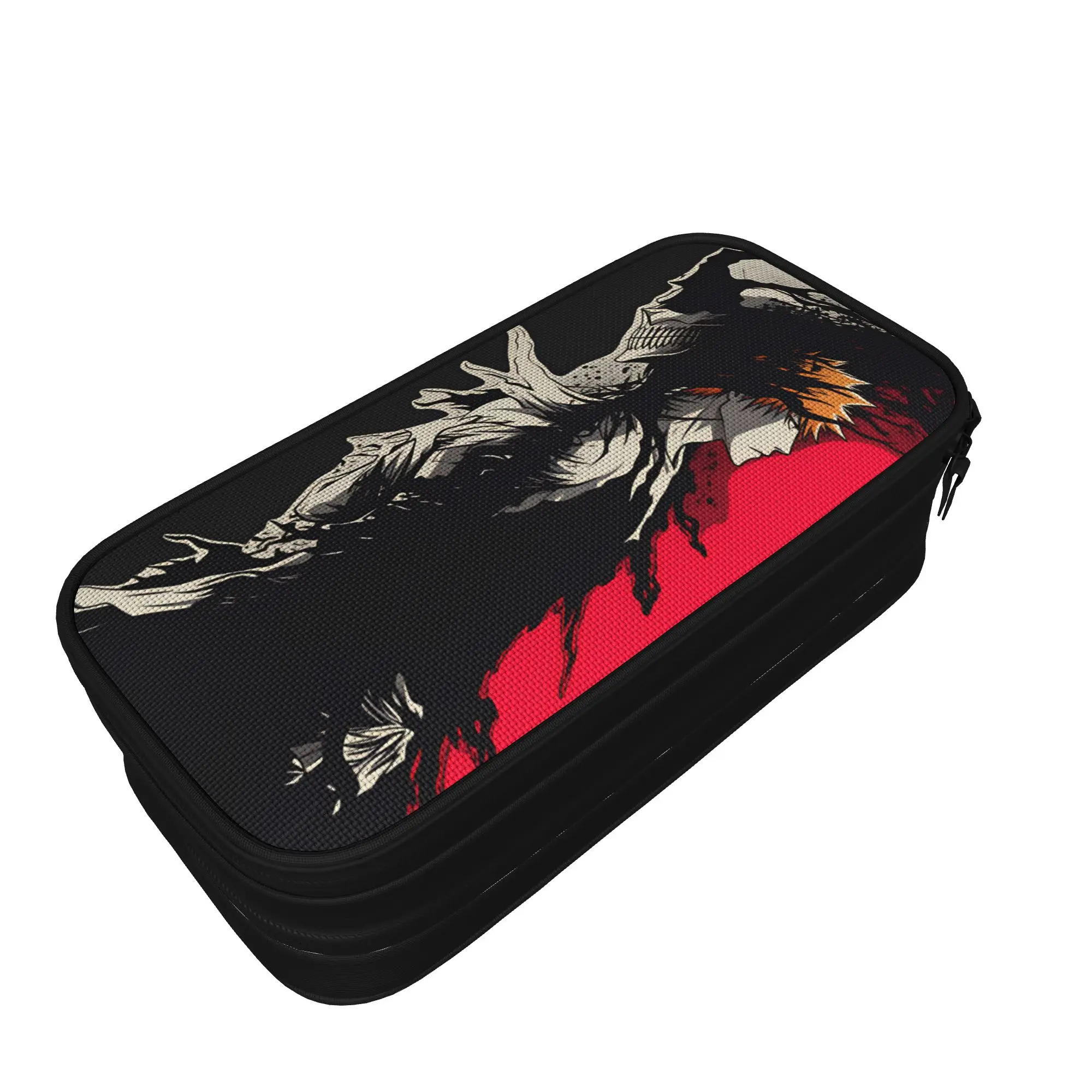 Cool Pencil Case B-Bleachs Characters Pencil Box  School Pencil Cases Kids Zipper Graphic Stationery Organizer