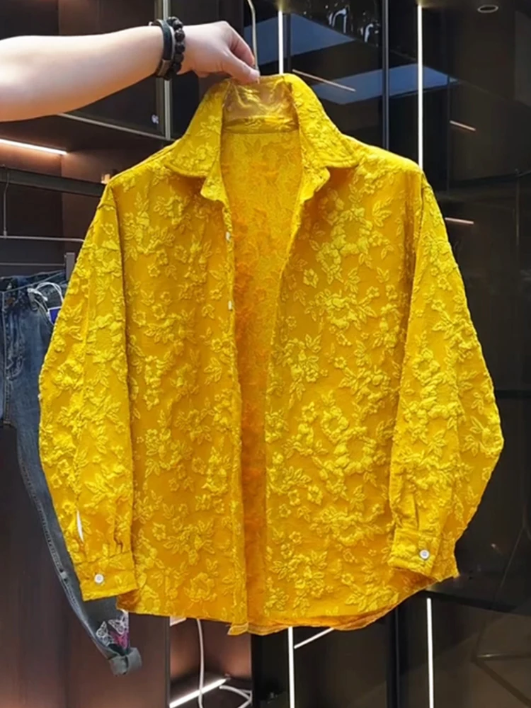 

Осенне-зимняя модная универсальная куртка с воротником и цветочным принтом, повседневная верхняя одежда для пар, молодежная, немнущаяся