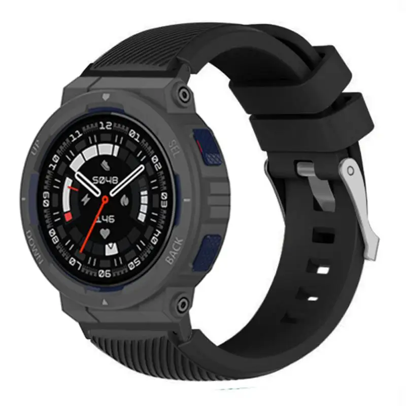 Suitable For Amazfit Active Edge A2212 Twill Silicone Strap Waterproof And Sweatproof Silica Gel Applicable To Huami Smart Watch