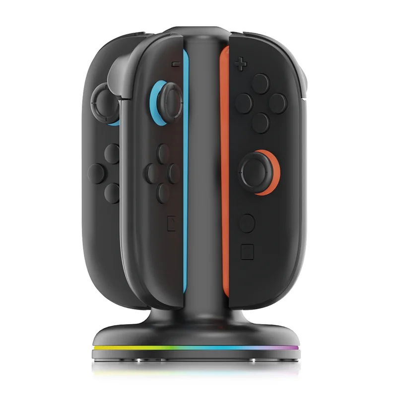 【Shopper’S Favorite】For NS For Switch 2 Compatible 4-In-1 Magnetic Charging Station With Fast Charge Dock For Joy-Con Controller