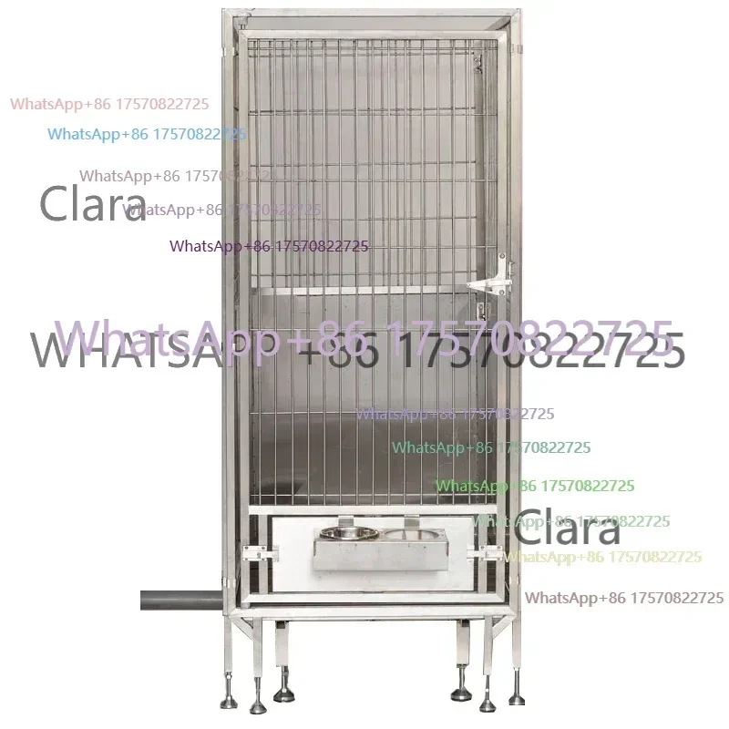 Caseta para Perros Personalizada, Sistema de Jaula Profesional para Perros Grandes, Jaula de Acero Inoxidable