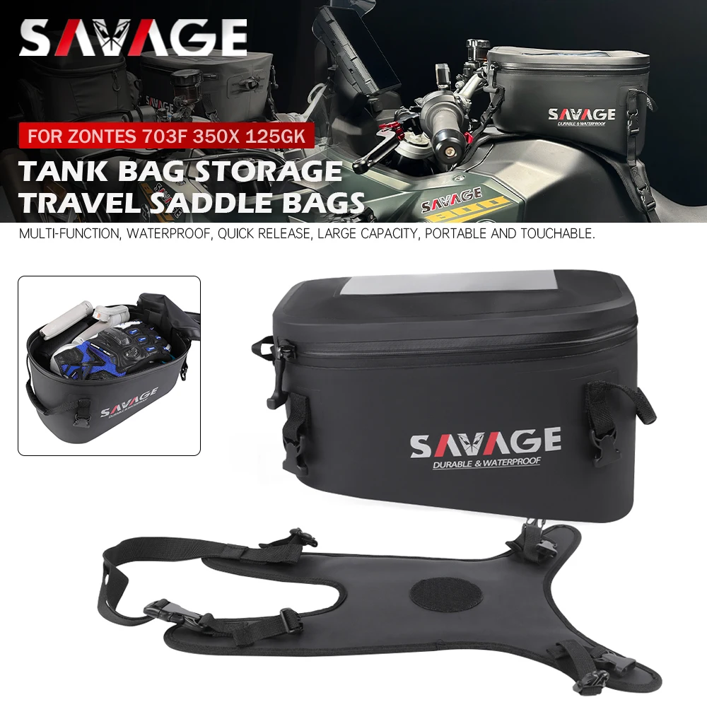 

For ZONTES 703F 703 F 350X 350GK 125GK 125C Motorcycle Tank Bag Racing Travel Luggage Carrier Suitcase Waterproof Tool Bag