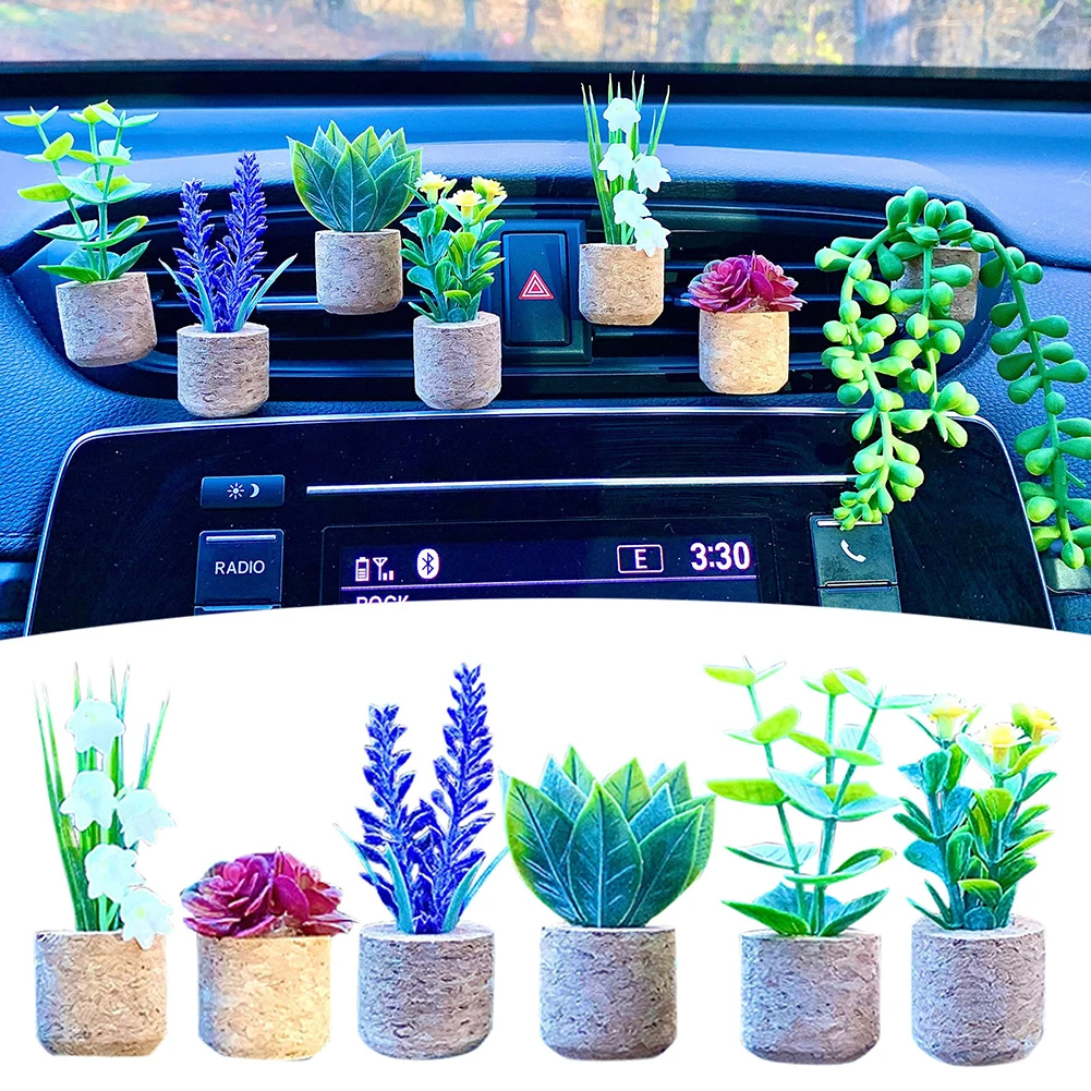 Three-dimensional Plant Aromatherapies Clip Desktop Plant  Props For Desk