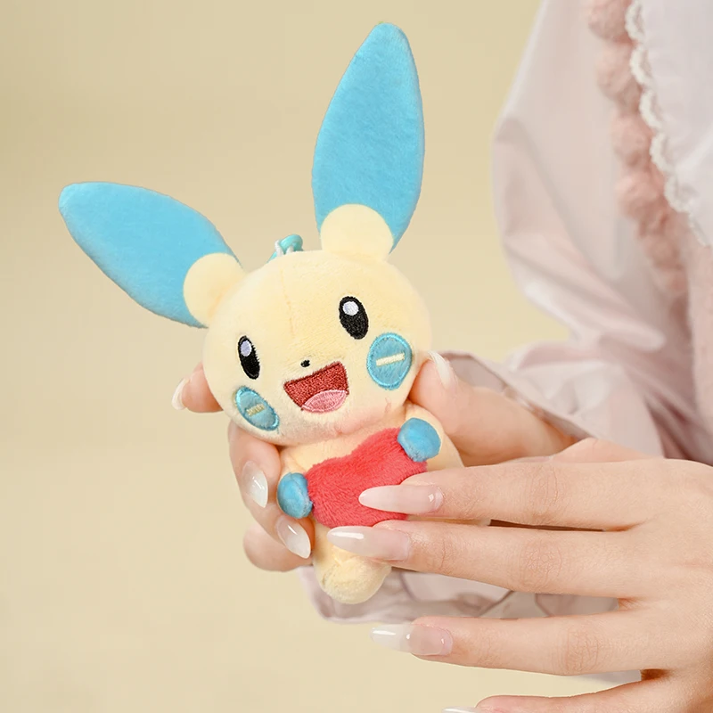 Anime pikachu mew snorlax eevee bulbasaur psyduck kawaii brinquedo de pelúcia saco escolar mochila pingente chaveiro boneca presente