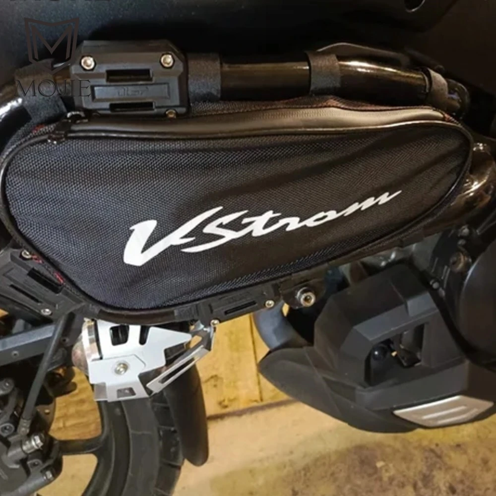 

Motorcycle Accessories For SUZUKI V-STROM DL1000 DL 1000 2014 - 2021 Frame Crash Bars Waterproof Bag Repair Tool Placement Bag