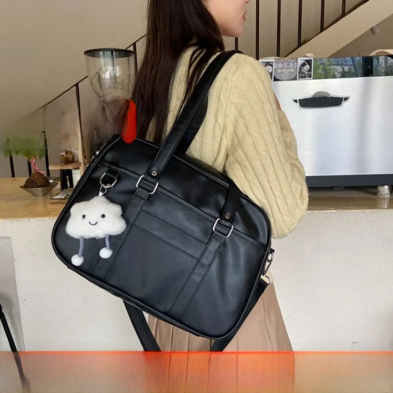 

Japanese Sle Versatile Simple Color orm Bag JK Quali Student Second Hand Fem Small High Aesthetic Single o...