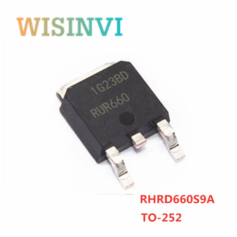 

10PCS RHRD660S9A RHR660 fast recovery diode 6A 600V TO-252