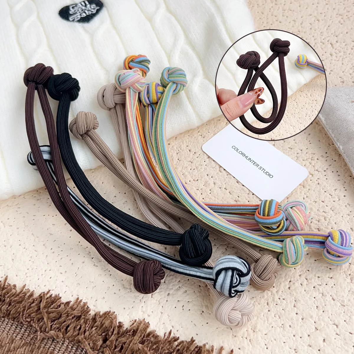 

Резинка для волос с высоким хвостом, женская повязка для волос на пуговицах, эластичная резинка для волос, прочная резинка для волос с хвостиком, аксессуары для волос оптом