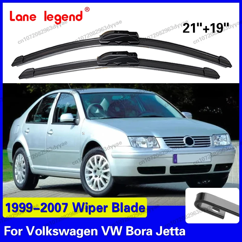 

For Volkswagen VW Bora Jetta 1999~2007 Wiper Blades Brushes Cutter Window Windshield Windscreen Cleaning U J Hook Car Accessorie