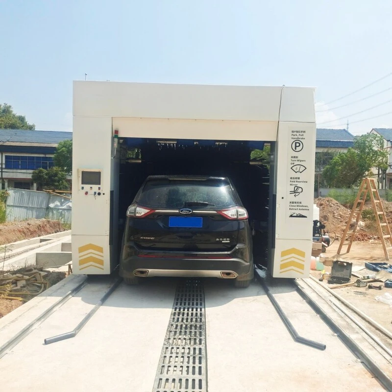 Fully Automatic Room Computerized Unmanned Car Wash Machine With Intelligent Scanning Device And Gantry Reciprocating Cleaning