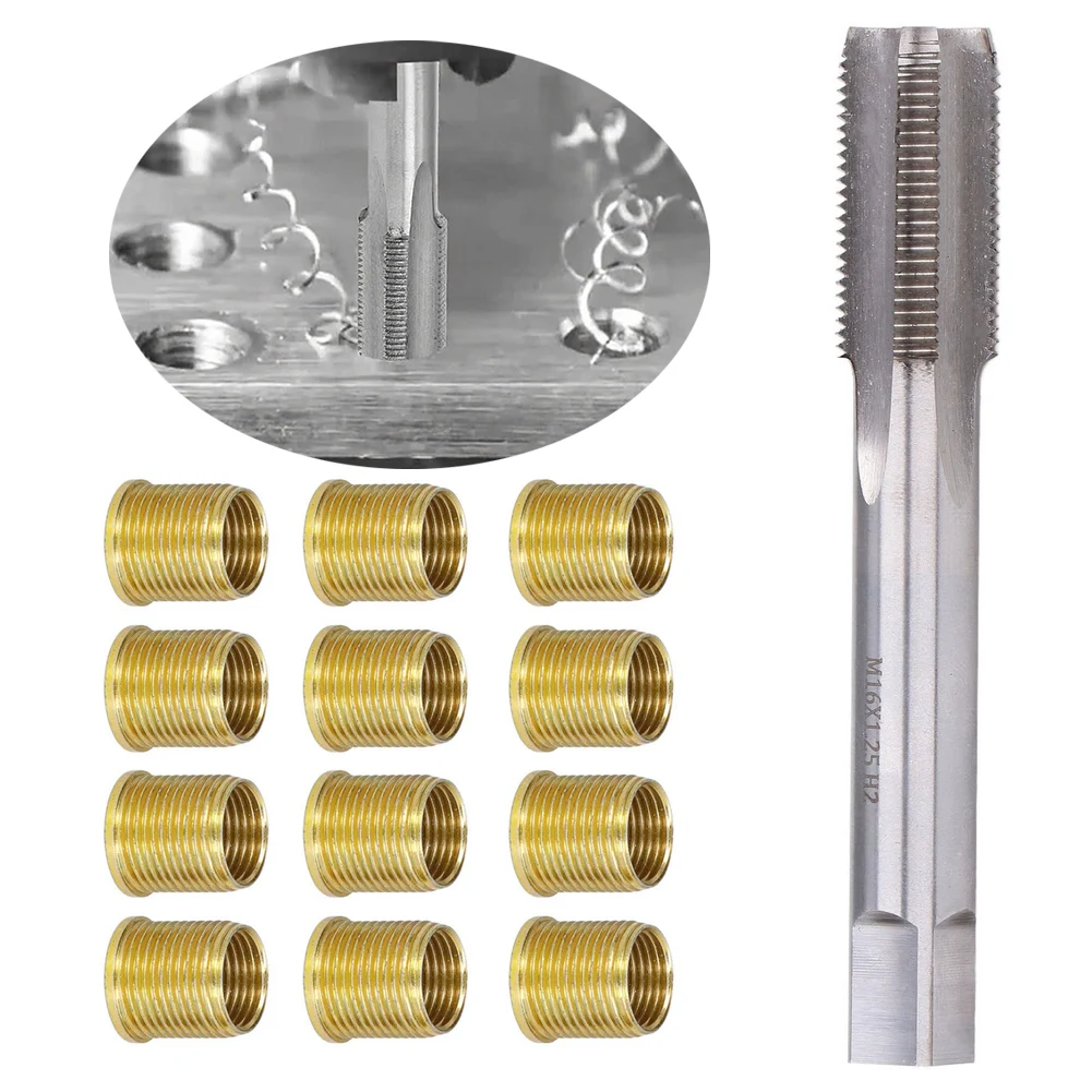 

Sale Newest Car Spark Thread Repair Kit M14×1.25 Inserts M16x1.25 Threaded Tap Spark Kit Replacement Car Accessories