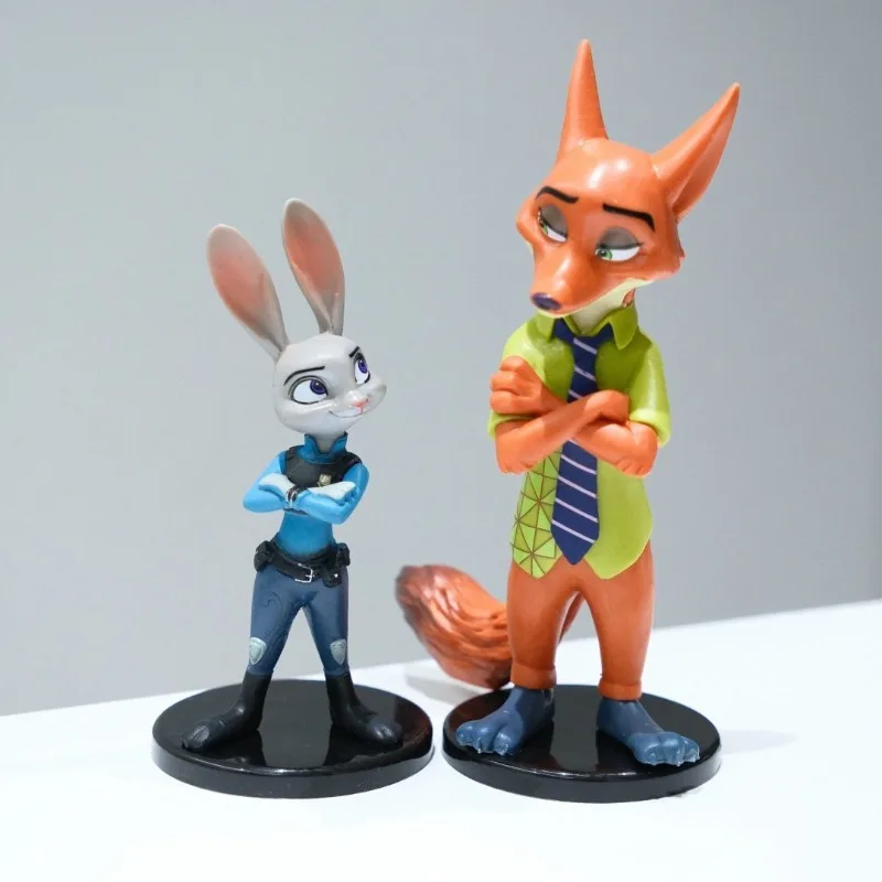 Kawaii Nick ornement Anime Judy enfant jouet Figure boîte aveugle périphérie dans le véhicule chambre ornement Festival cadeau en gros nouveau