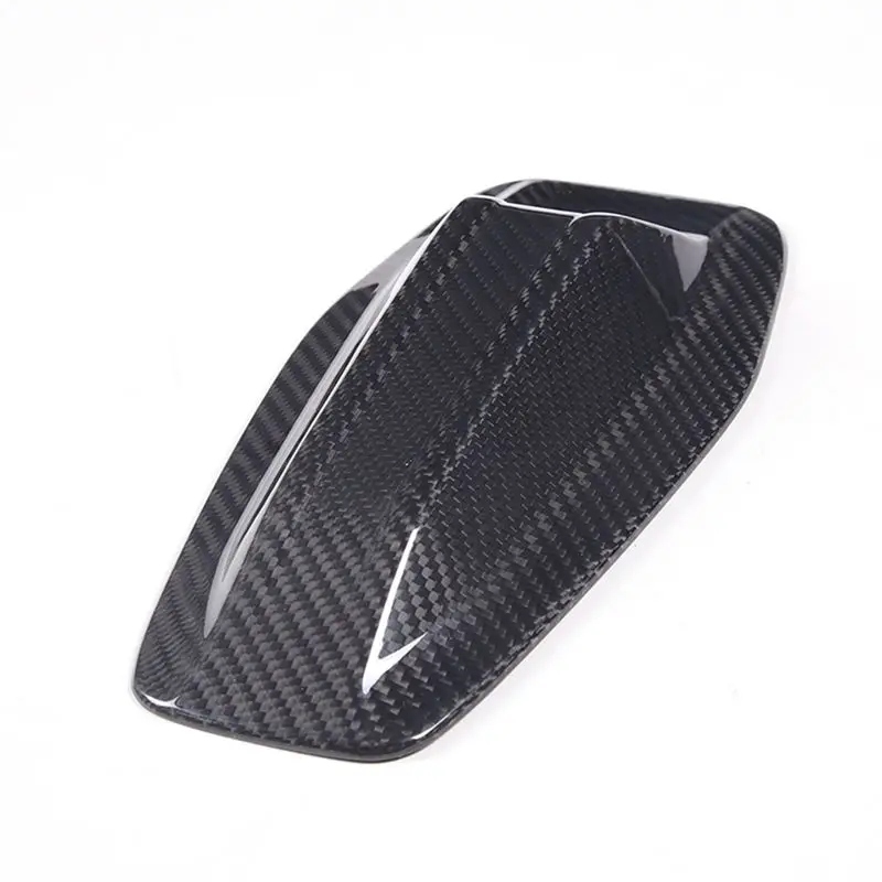 

A64P-Car Roof Shark Fin Antenna Cover Trim Sticker Dry Carbon Fiber For BMW 4 Series G26 2021-2023 4-Door Accessories