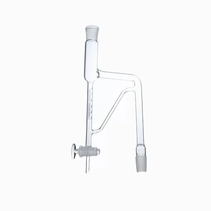 

Тестер лечебного масла, соединение 24/29, переключающий клапан стекла, плотность легкого масла менее 1, боросиликатное стекло