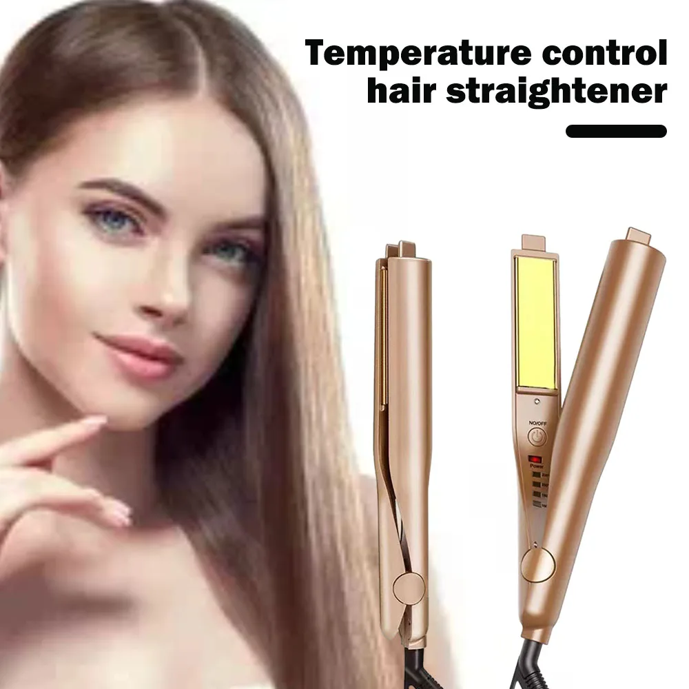 5 Levers Electric Heating Curling & Straight Hair Comb Led Display Curling Iron Hair Styling Tool Hair Accessories