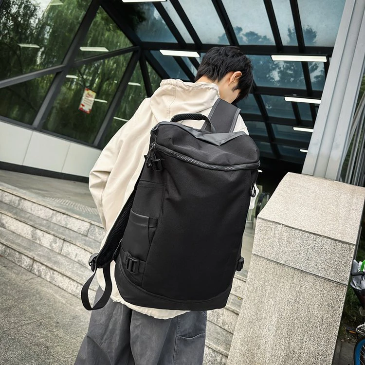 2025 New Travel Men's Backpack Large Capacity Outdoor Design Student Bookbag Trendy Commuting Durable Oxford Fabric Water Res...