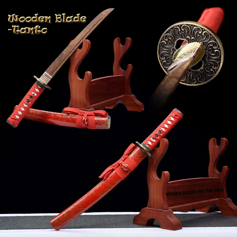 Custom-made Training Sword For Children Used,Tanto Japanese Samurai Sword Small, Home Decor, Gift, Type C, Metal Tsuba