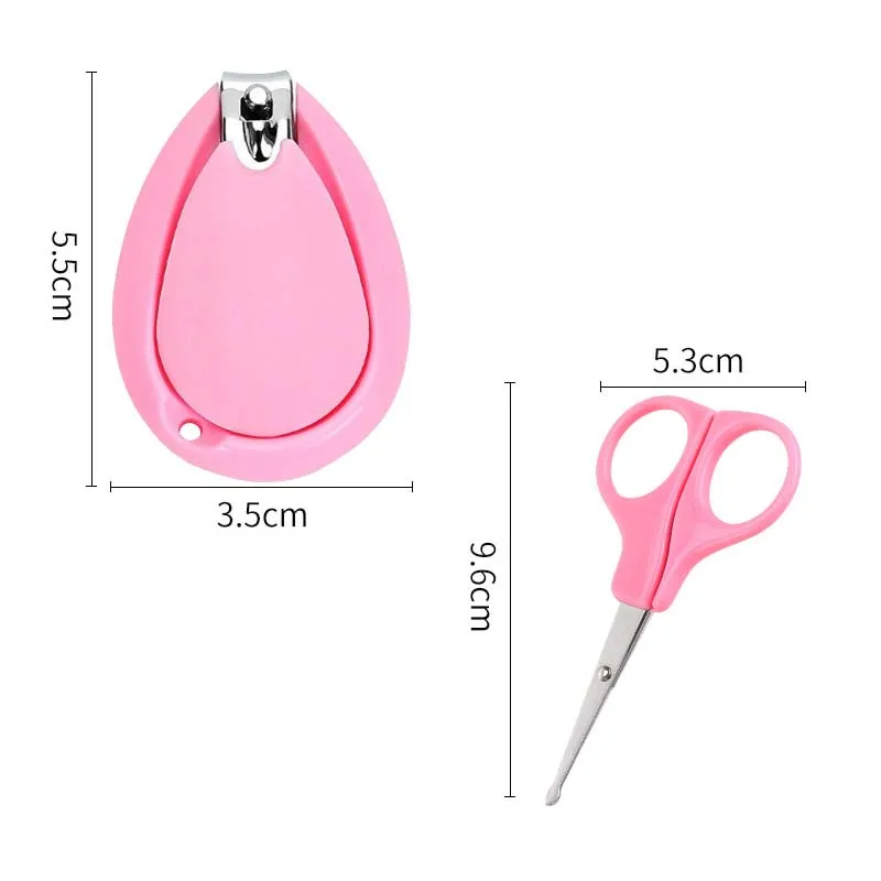 Safety Mini Nail Clippers Scissors Cutter Set Convenient Daily Baby Nail Shell Shear Manicure Tool Baby Nail Care for Newborn