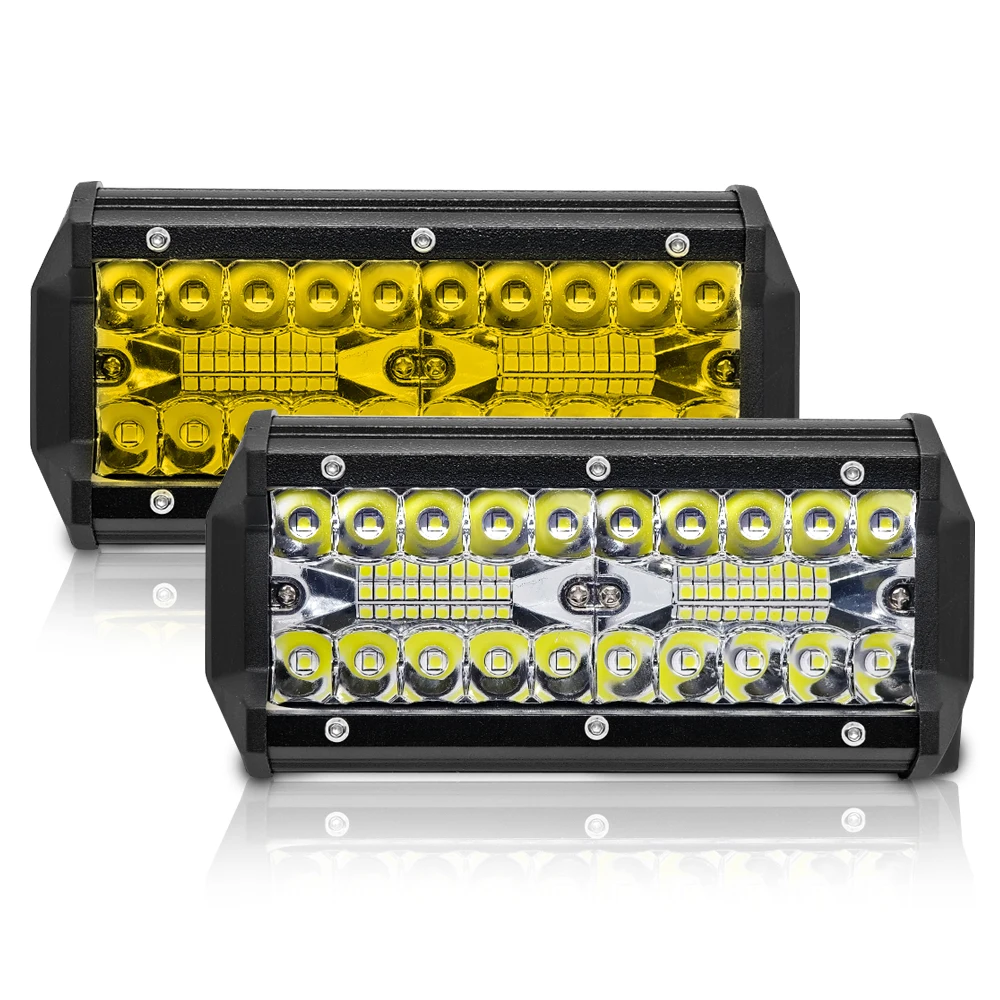 

7Inch 36V 120W Headlight Truck Farm Tractor Boat SUV ATV Light Bar/work Light Car LED Light Bar Offroad 4x4 Spotlights Fog Lamp