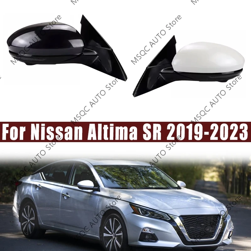 For Nissan Altima SR 2019-2023 Car Side Rear View Mirror Assembly Auto With Camera Electric Folding Heating