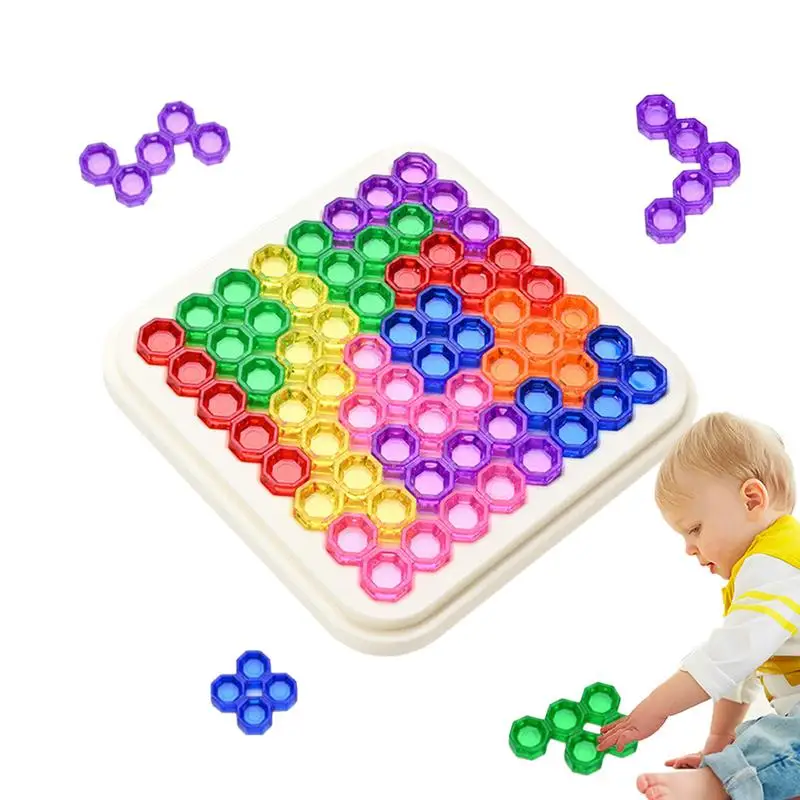 Colorful Educational Board Games Puzzle Board Game Intelligence Toys Children's Day Gift Early Education Toys Puzzle Games