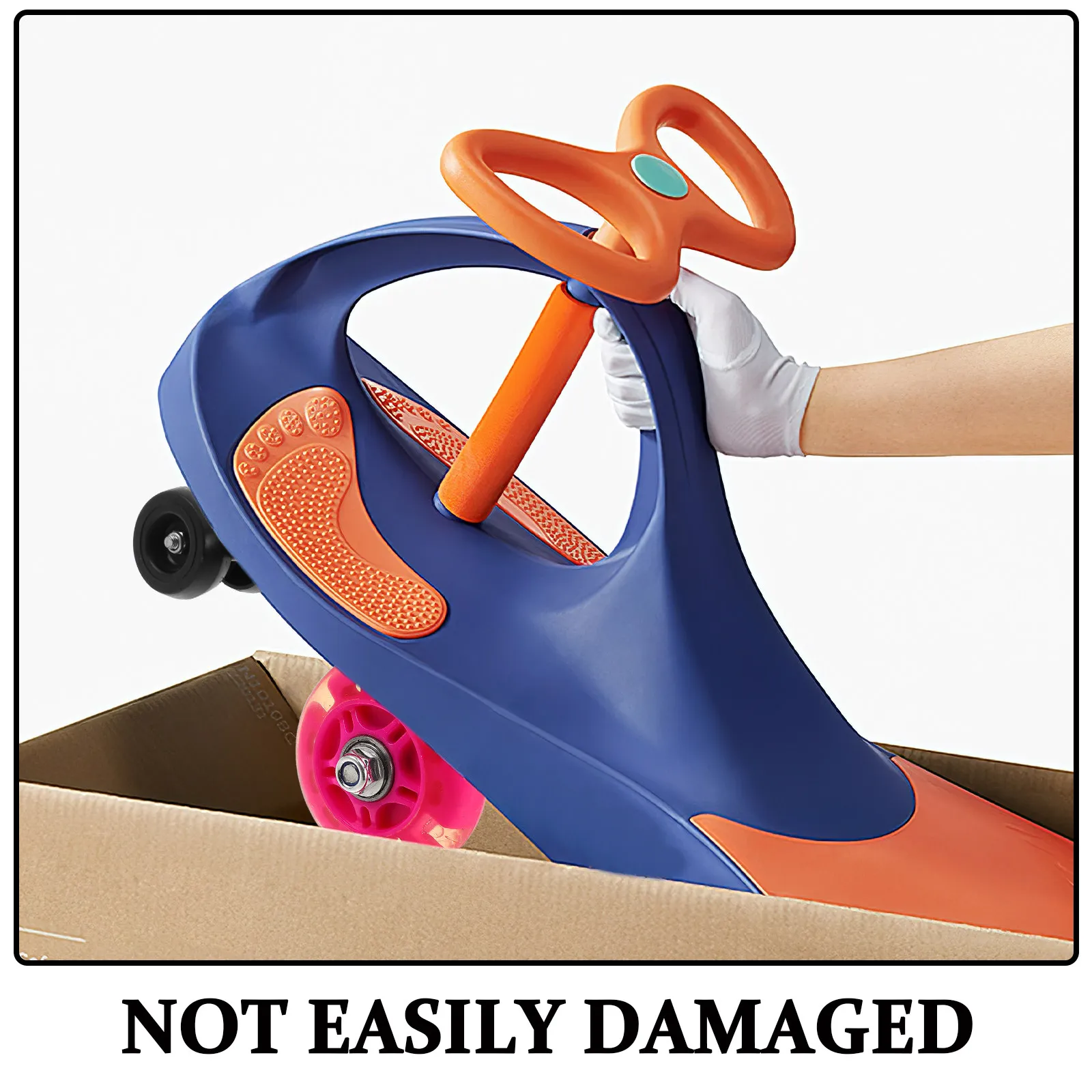 Twist Wheel Kids Ride-on Heavy Duty Replacement Wheel Noise Reducing Quiet Ride Smooth Steering Outdoor Use Replacement Wheels